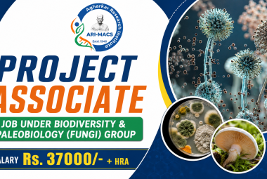 Project Associate Job under Biodiversity & Paleobiology (Fungi) Group at Agharkar Research Institute