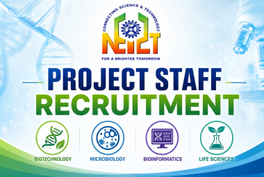 Project Staff Recruitment for Biotechnology, Microbiology, Bioinformatics, Life Sciences at NEIST