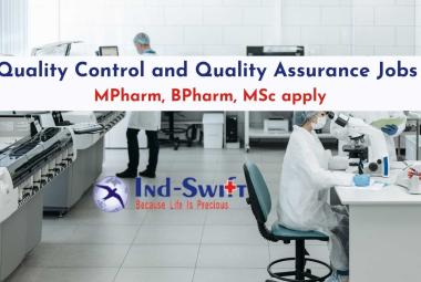 Quality Control and Quality Assurance Jobs at Ind-Swift Group