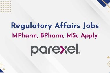 Regulatory Affairs Jobs at PAREXEL - MPharm, BPharm, MSc Apply
