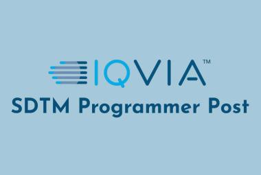 Work as SDTM Programmer at IQVIA