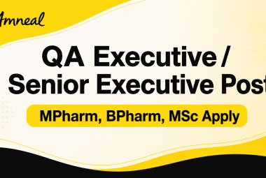Amneal Pharmaceuticals looking for QA Executive / Senior Executive