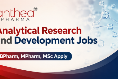 Analytical Research and Development Jobs at Anthea Pharma