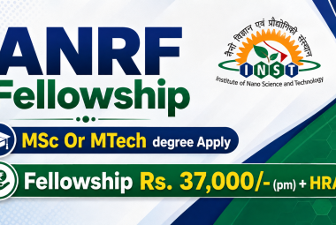 ANRF Fellowship at INST Mohali