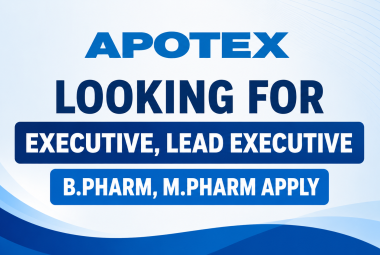 APOTEX looking for Executive, Lead Executive