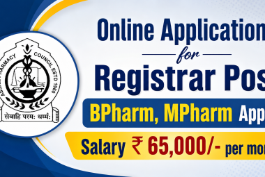 Assam Pharmacy Council Invites Online Applications for Registrar Post