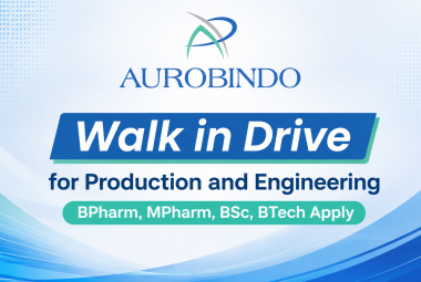 Aurobindo Pharma Walk in Drive for Production and Engineering