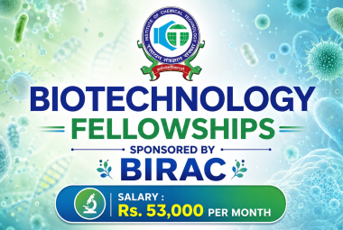 Biotechnology Fellowships sponsored by BIRAC at ICT Mumbai