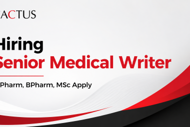 Cactus Communications Hiring Senior Medical Writer