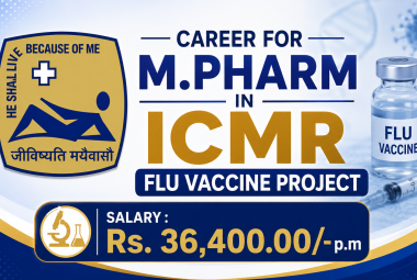 Career for M.Pharm in ICMR Flu Vaccine Project at St. John's Research Institute