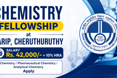 Chemistry Fellowship at NARIP, Cheruthuruthy