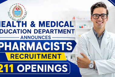 Health & Medical Education Department Announces Pharmacists Recruitment