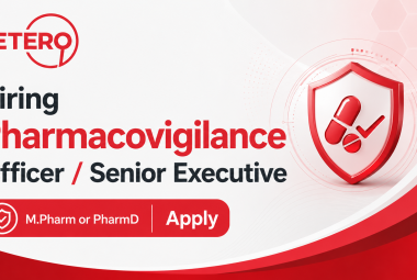 Hetero Hiring Pharmacovigilance Officer / Senior Executive