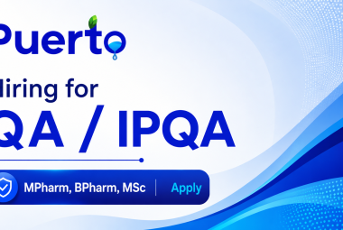 Hiring for QA / IPQA at Puerto Life Sciences Pvt. Ltd
