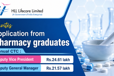 HLL Lifecare Invites application from Pharmacy graduates