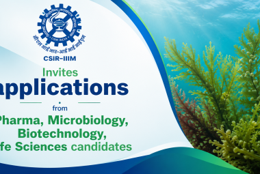 IIIM invites applications from Pharma, Microbiology, Biotechnology, Life Sciences candidates
