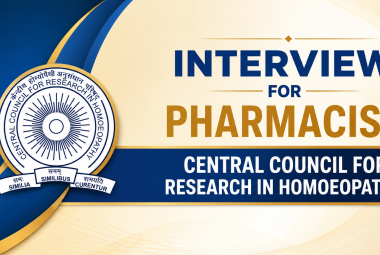 Interview for Pharmacist in Central Council for Research in Homoeopathy
