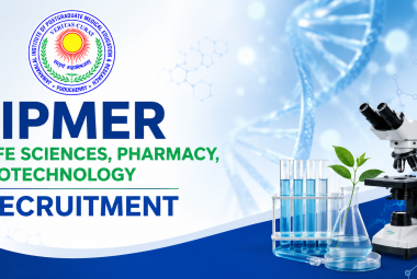 JIPMER Life Sciences, Pharmacy, Biotechnology Recruitment 