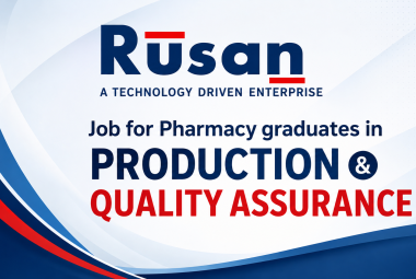 Job for Pharmacy graduates in Production and Quality Assurance at Rusan