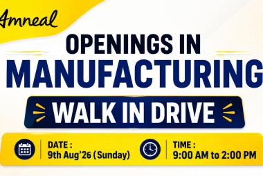 Openings in Manufacturing at Amneal Pharmaceuticals