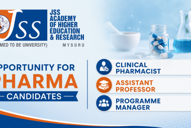 Opportunity for Pharma candidates to Join JSS College of Pharmacy