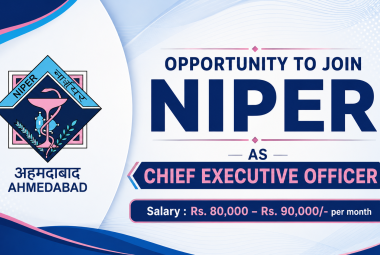 Opportunity to join NIPER as Chief Executive Officer