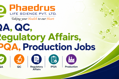 QA, QC, Regulatory Affairs, IPQA, Production Jobs at Phaedrus Lifescience