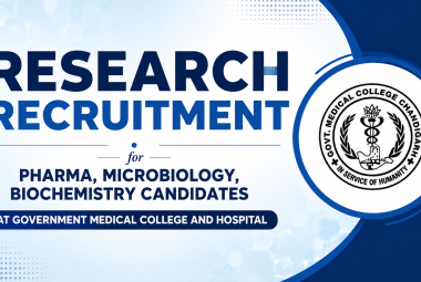 Recruitment for Pharma, Microbiology, Biochemistry candidates at Government Medical College and Hospital