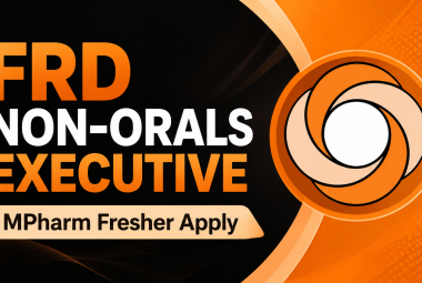 Require FRD Non-Orals Executive at Sun Pharma