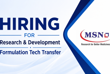 Research & Development, Formulation Tech Transfer Jobs at MSN Group