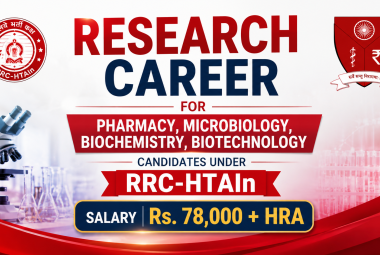 Research Career for Pharmacy, Microbiology, Biochemistry, Biotechnology candidates under RRC-HTAIn, Indian Institute of Science