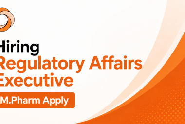 Sun Pharma Hiring Regulatory Affairs Executive
