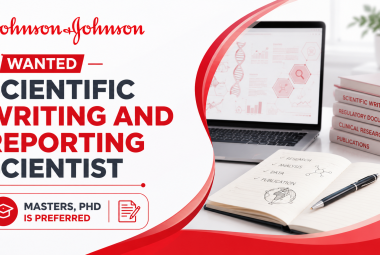 Wanted Scientific Writing and Reporting Scientist at Johnson & Johnson