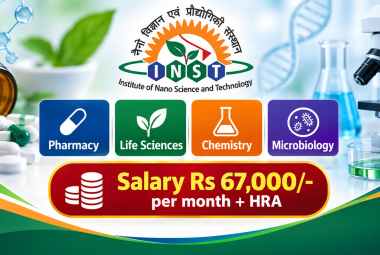 Advertisement for Pharmacy, Life Sciences, Chemistry, Microbiology at INST Mohali