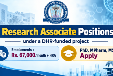 Advertisement for Research Associate positions at RMLIMS under a DHR-funded project