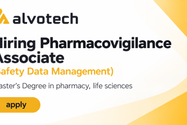 Alvotech Hiring Pharmacovigilance Associate