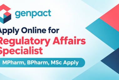 Apply Online for Regulatory Affairs Specialist at Genpact