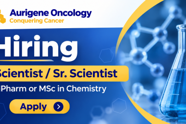 Aurigene Oncology Hiring Scientist / Sr. Scientist