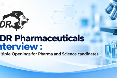 BDR Pharmaceuticals Interview : Multiple Openings for Pharma and Science candidates
