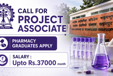 Call for Project Associate at IIT Kharagpur - Pharmacy graduates apply