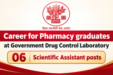 Career for Pharmacy graduates at Government Drug Control Laboratory