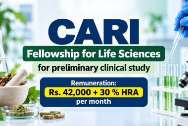 CARI Fellowship for Life Sciences for preliminary clinical study