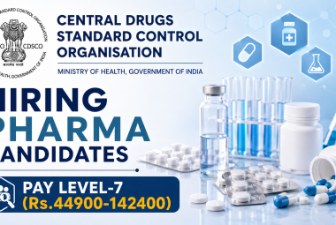 Central Drugs Laboratory Hiring Pharma candidates 