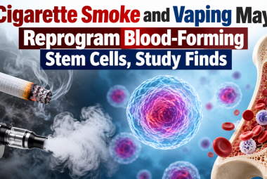 Cigarette Smoke and Vaping May Reprogram Blood-Forming Stem Cells, Study Finds