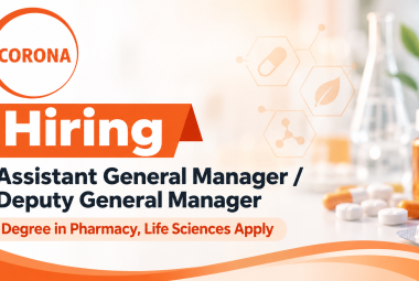 CORONA Remedies Hiring Assistant General Manager / Deputy General Manager