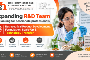 H&H Healthcare and Cosmetics expanding R&D team and looking for passionate professionals