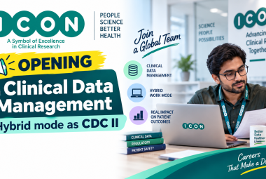 ICON opening in Clinical Data Management, Hybrid mode as CDC II