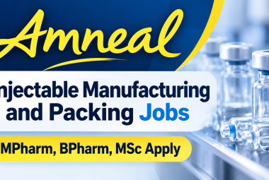Injectable Manufacturing and Packing Jobs at Amneal Pharma