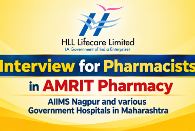 Interview for Pharmacists in AMRIT Pharmacy at AIIMS Nagpur and various Government Hospitals in Maharashtra