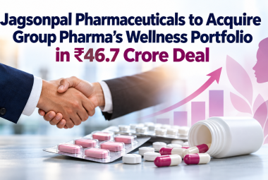 Jagsonpal Pharmaceuticals to Acquire Group Pharma’s Wellness Portfolio in ₹46.7 Crore Deal